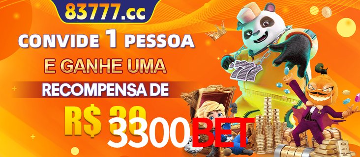 Banner institucional da 3300BET sobre parceria de marcas e criação de uma marca de excelência, apresentando os mascotes de jogos populares como o Fortune Tiger.
