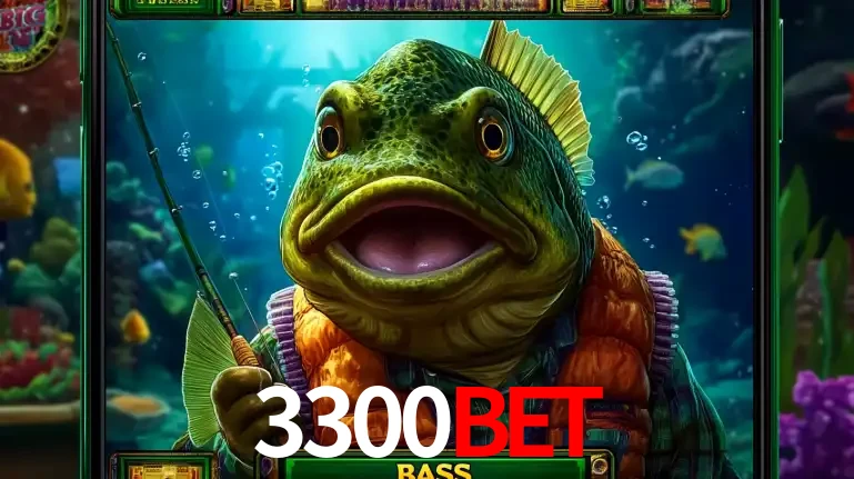 Personagem de peixe pescador do popular jogo de slot com tema de pescaria, uma das emocionantes opções de caça-níqueis para jogar e ganhar no cassino 3300BET.